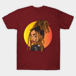 Radiant Natural Hair Locs T-Shirt